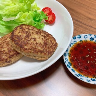 シャキシャキ食感！れんこんハンバーグ